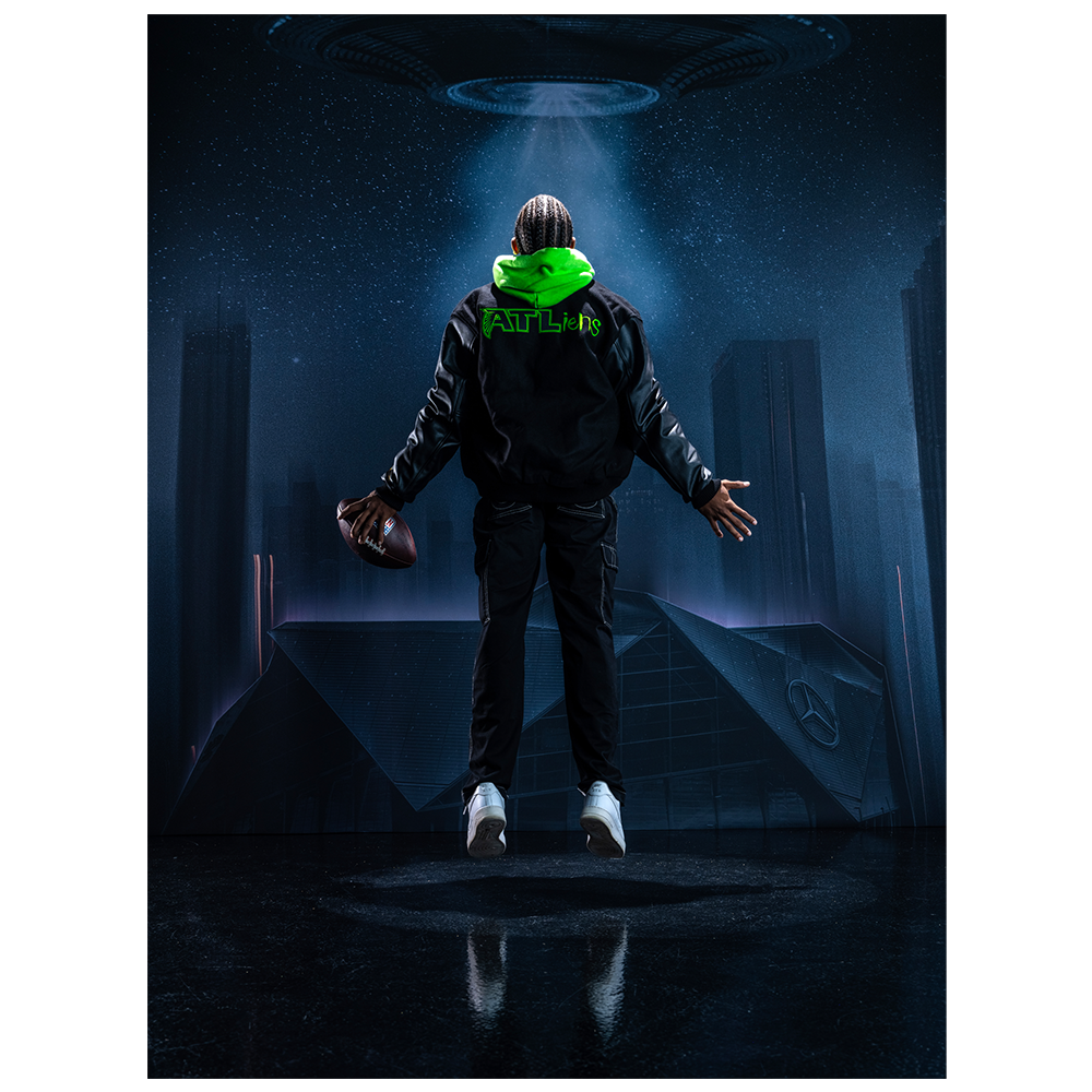 Outkast x Atlanta Falcons 30th Anniversary ATLiens Letterman Jacket