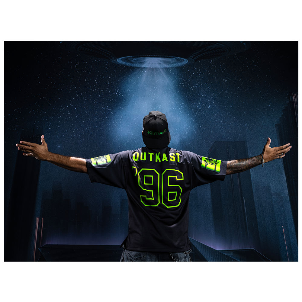 Outkast x Atlanta Falcons 30th Anniversary ATLiens Mitchell & Ness Jersey