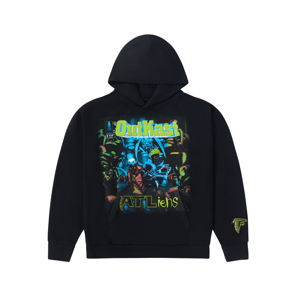 Outkast x Atlanta Falcons 30th Anniversary ATLiens Album Cover Hoodie