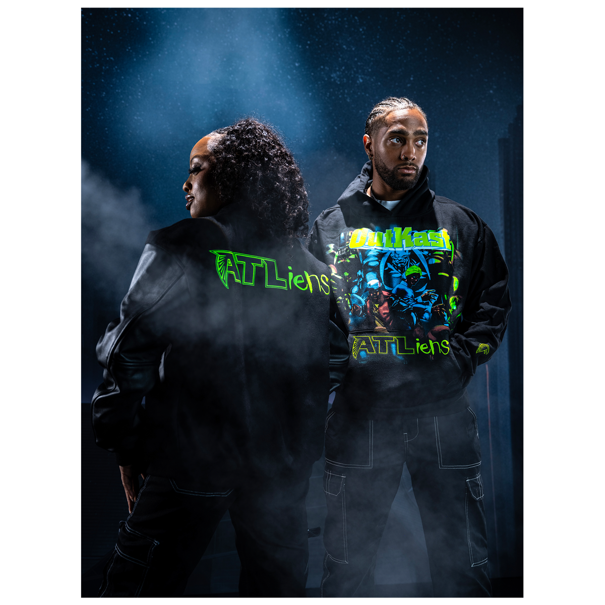 Outkast x Atlanta Falcons 30th Anniversary ATLiens Letterman Jacket