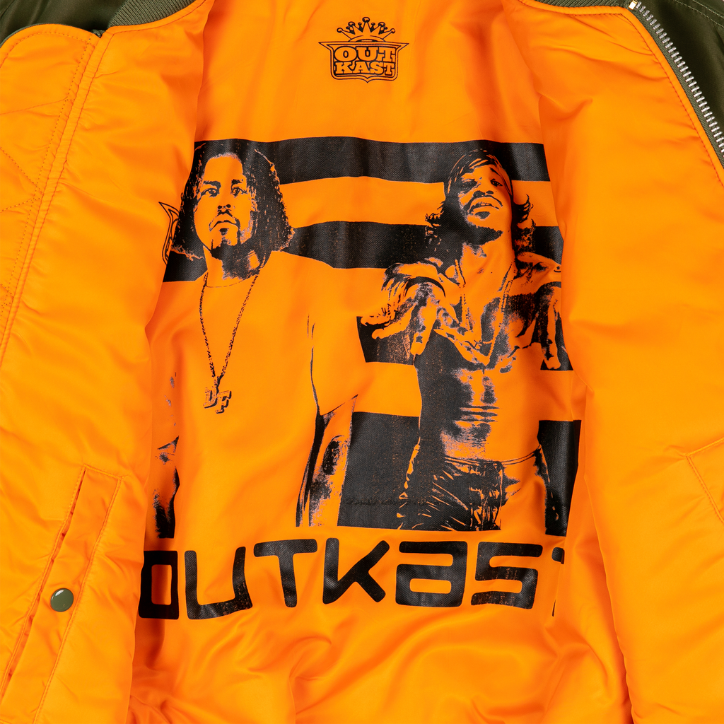 Outkast x Alpha Industries x RRHOF Reversible Bomber Jacket