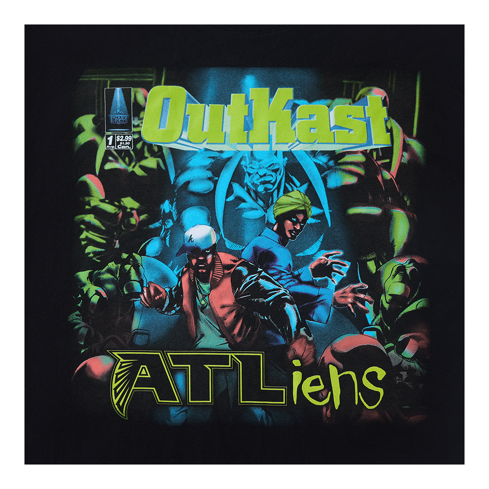 Outkast x Atlanta Falcons 30th Anniversary ATLiens Album Cover T-shirt