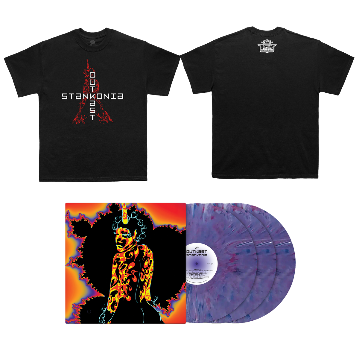 Stankonia (25th Anniversary Edition) 3LP + Cross Tee Fan Pack 
