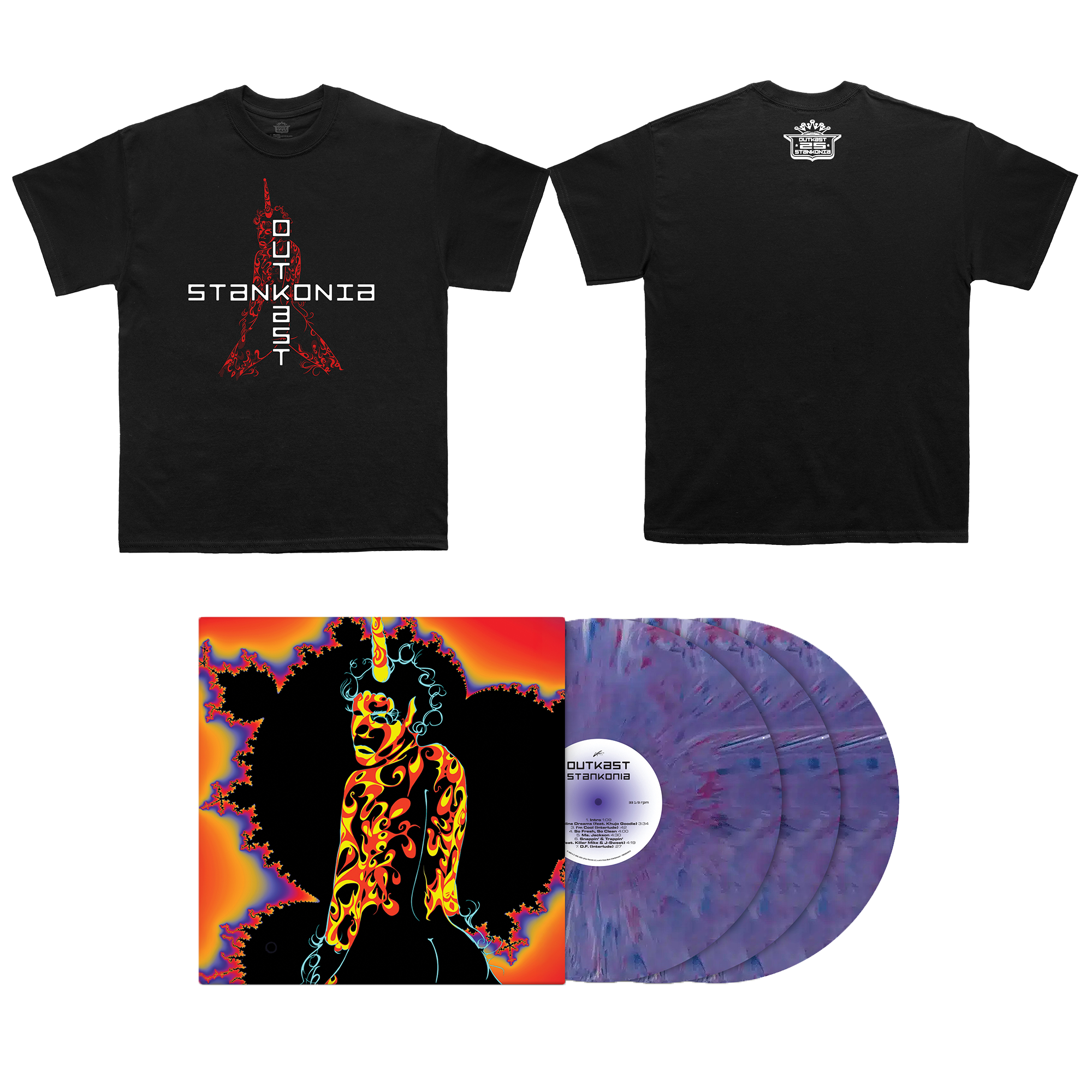 Stankonia (25th Anniversary Edition) 3LP + Cross Tee Fan Pack
