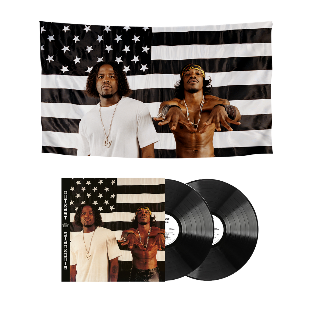 Stankonia (25th Anniversary Edition) 2LP Black Vinyl + Wall Flag Fan Pack